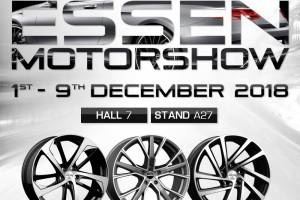 Come to visit us at Essen Motorshow 2018!