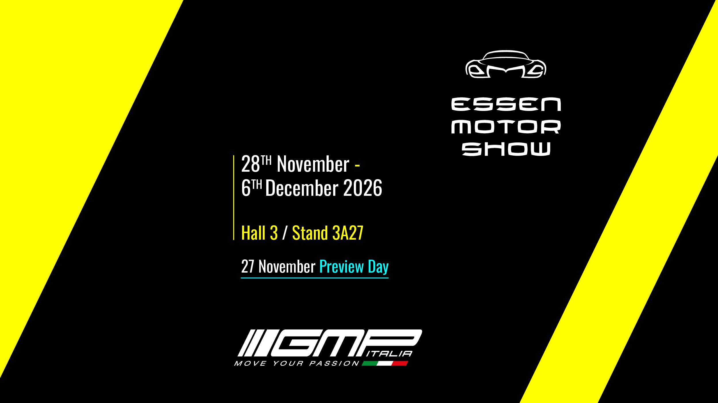GMP Italia all'Essen Motor Show 2026!