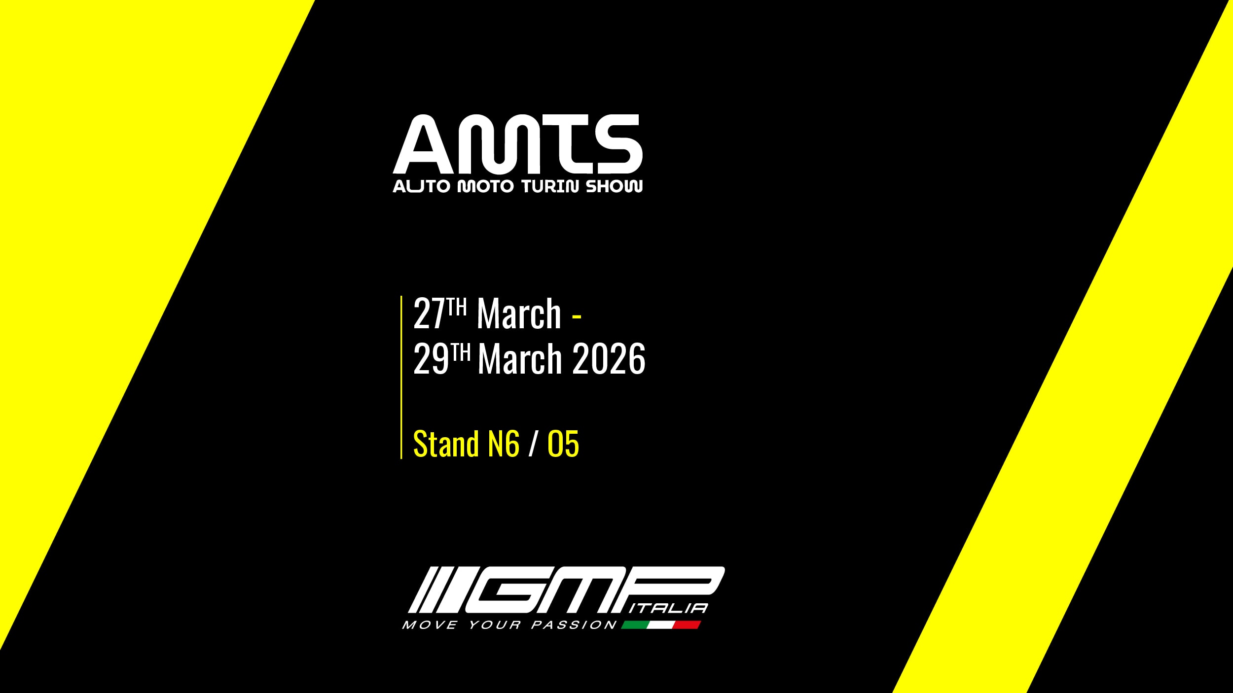 GMP Italia Ad Auto Moto Turin Show 2026 GMP Italia