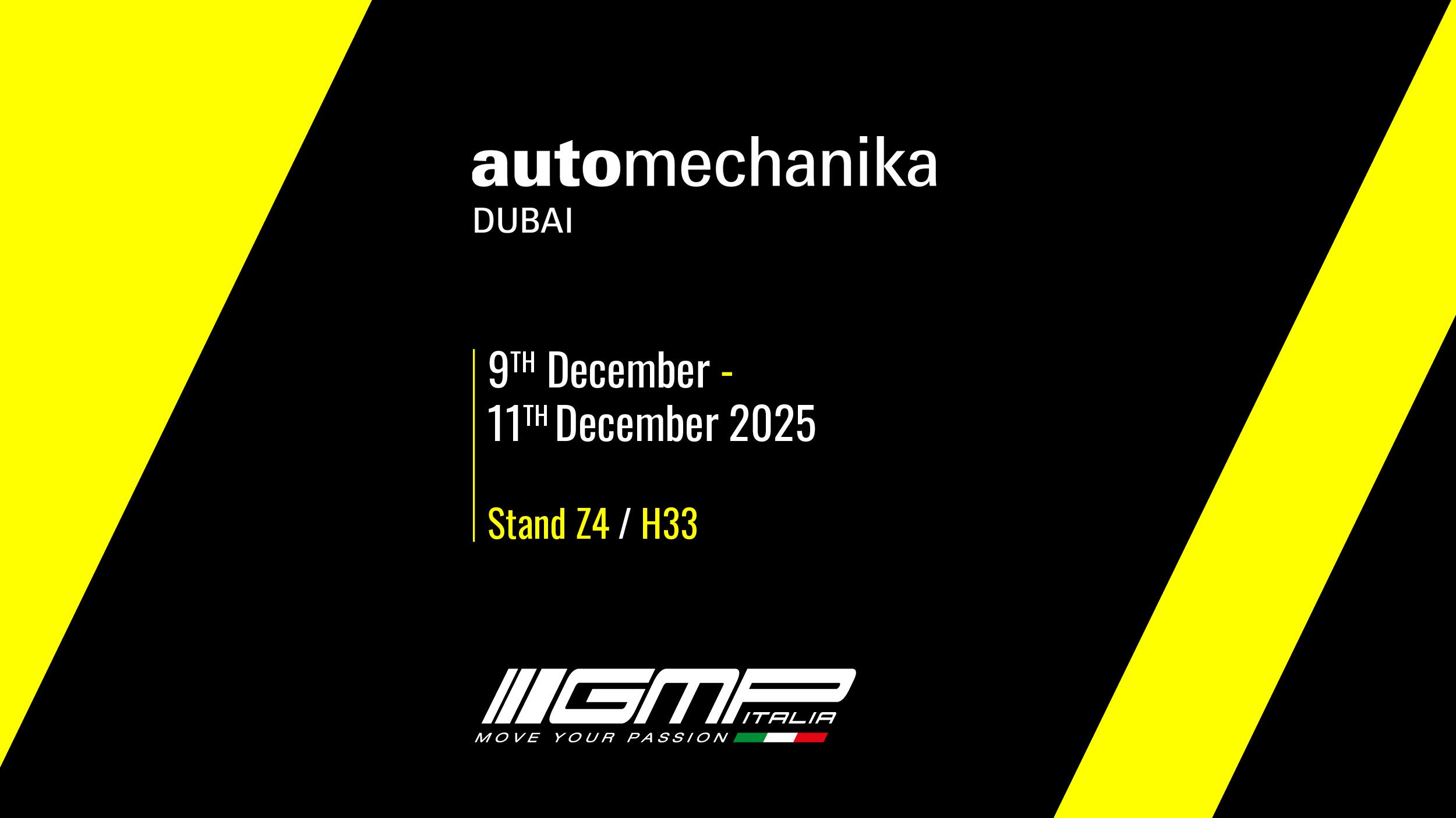 GMP Italia auf der Automechanika Dubai 2025!