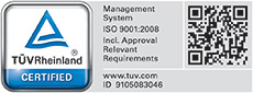 T&Uuml;V Rheinland Certified